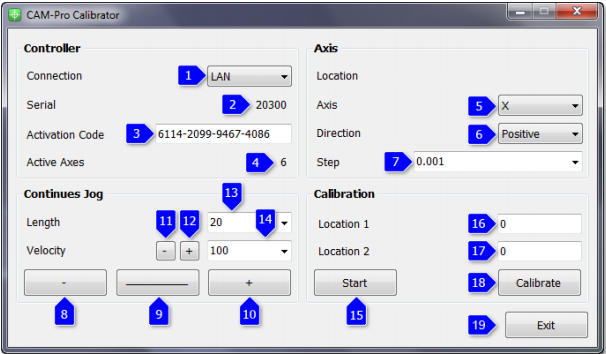 Cam Pro Calibrator در رادونیکس